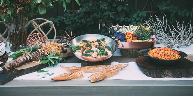 Mini tuna poke tastings