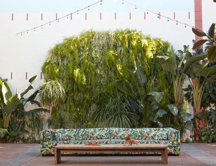 Outdoor private event space at Millwick at Marvimon Venues in downtown Los Angeles